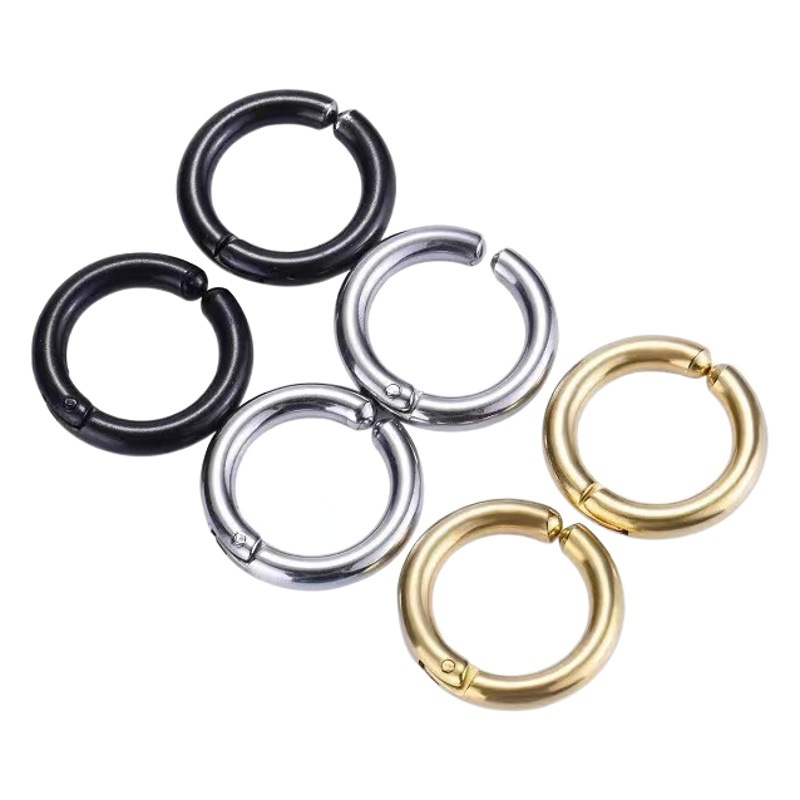 Ear clip round line without ear hole body piercing jewelry simple fashion hip-hop style ear buckle Amazon ear ring