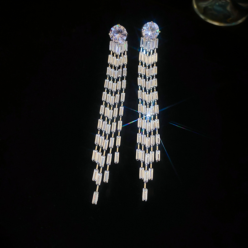 80# silver needle-silver-tassel