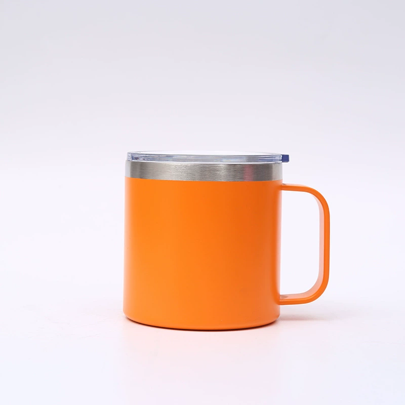 Double-layer vacuum transparent handle stainless steel, handheld glass, Amazon, stainless steel AISI 304, fall protection