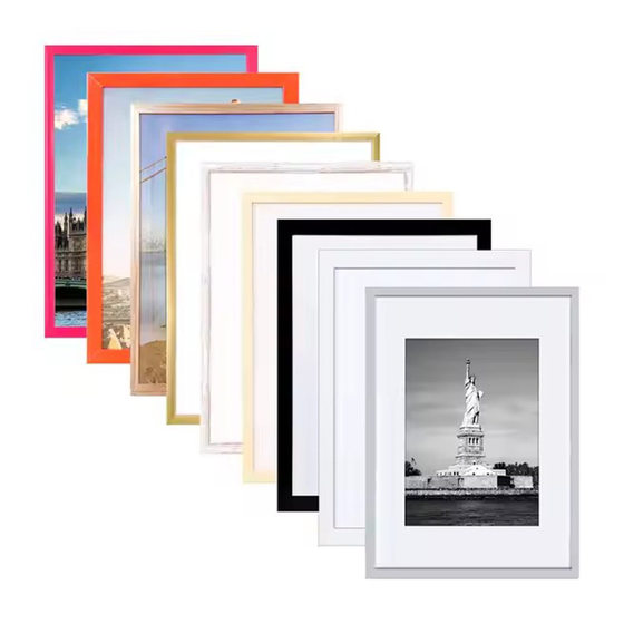 Cross-border PVC photo frame decorative wall setting frame transparent creative simple photo wall combination painting factory direct supply