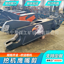 双缸液压剪房屋拆除液压剪鹰嘴钳多功能挖掘机液压鹰嘴剪