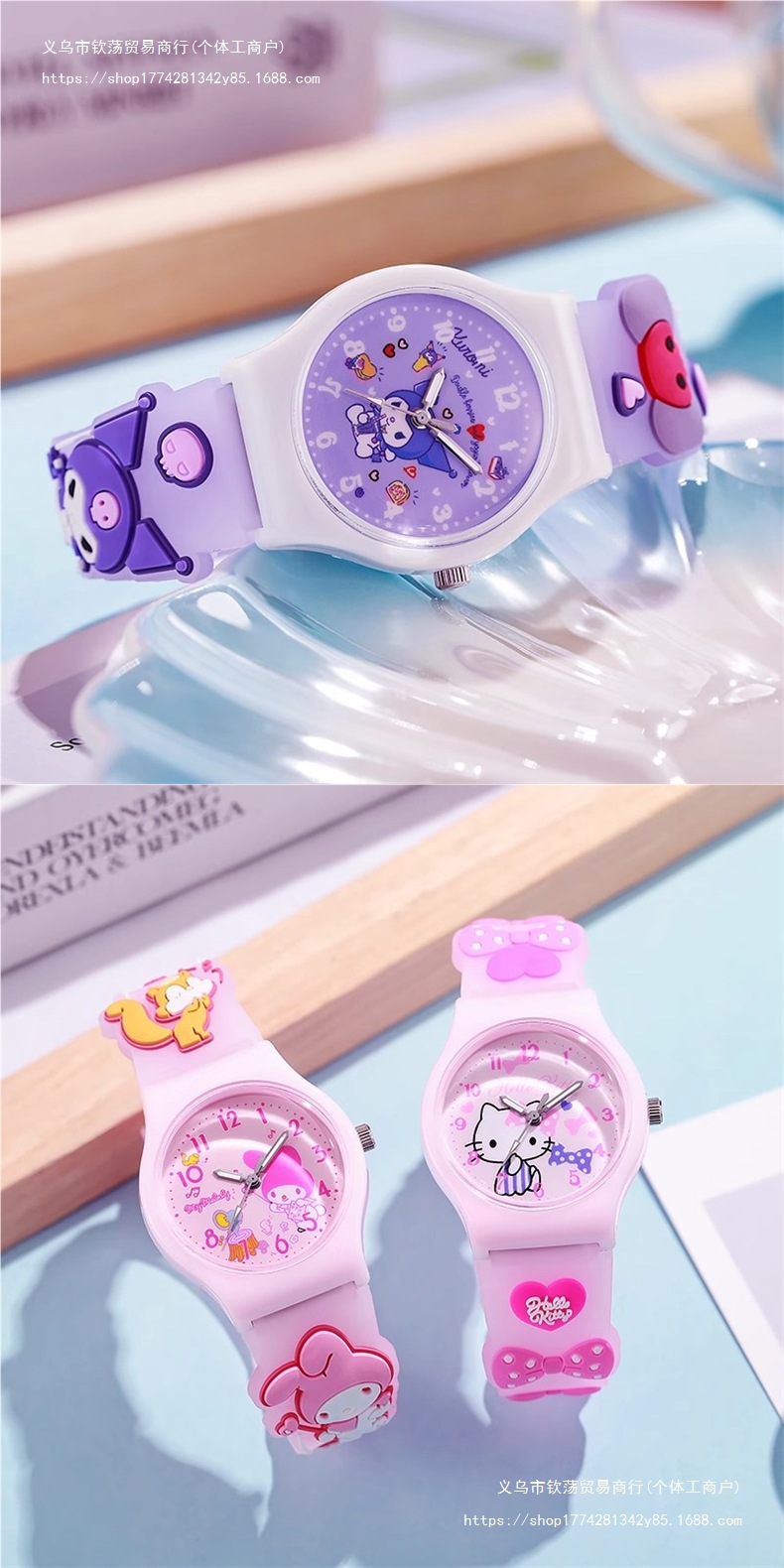 Children's toys, watches, girls, primary school students, kindergarten children, babies, waterproof cartoon electronic, 3-year-old children's Day gifts details Picture