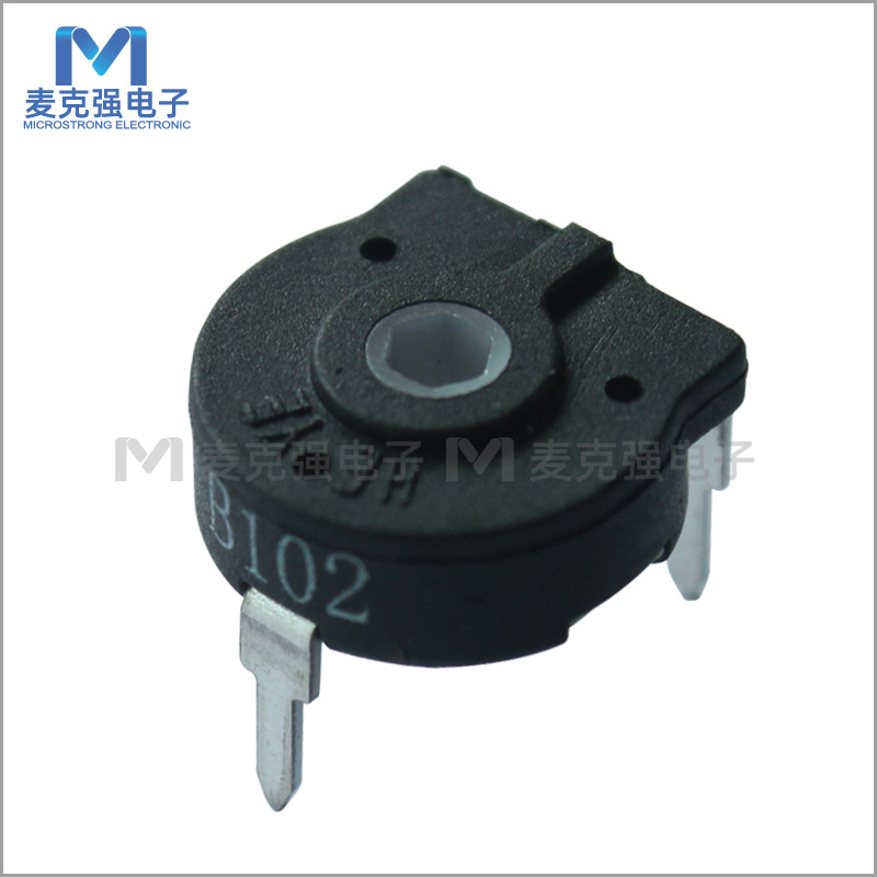 10mm西班牙电位器PT10 B102 1K B1K卧式六角微调精密可调电位器