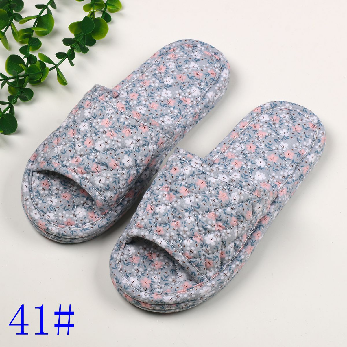 여성용 3겹 꽃무늬 천 41