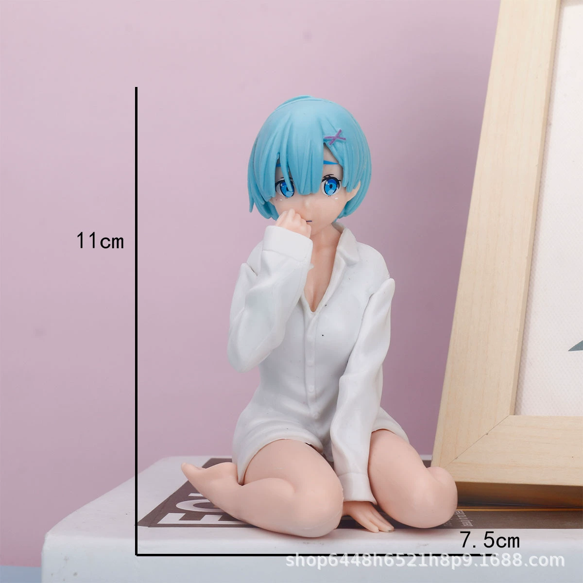 Фигурка Рем (Re:Zero) ПВХ ручной работы, поза-качание, 18 см, коллекционная (несколько вариантов)