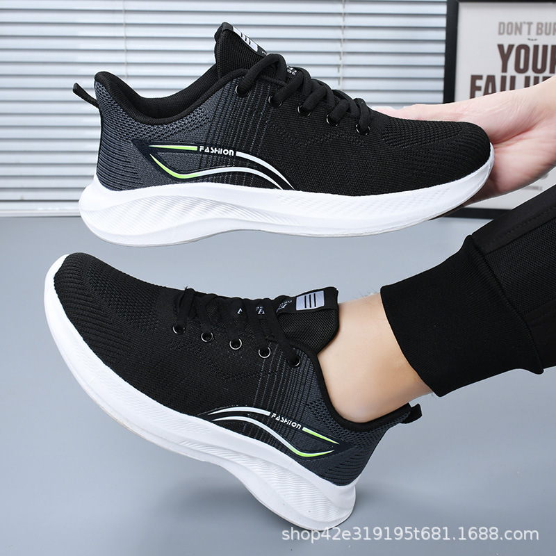 2024新款网布鞋EVA底透气舒适跑步运动学生鞋