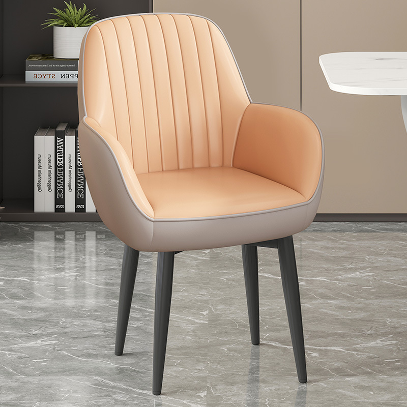 전면 카키색 [고양이 긁는 가죽] 올 블랙 카본 스틸 고정 다리