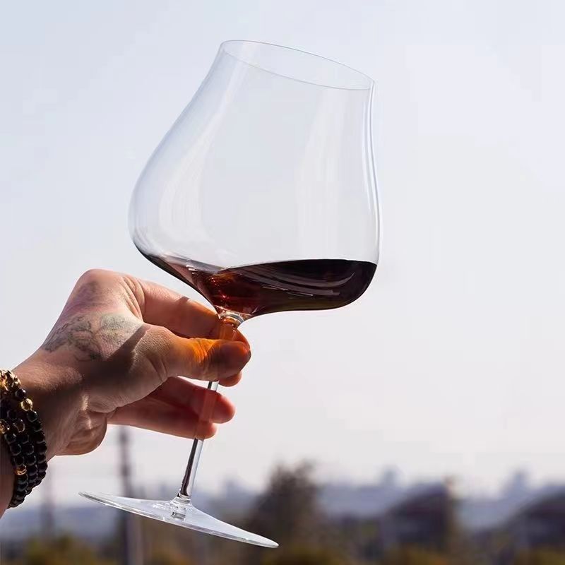 Taza sensorial idéntica _ Taza de Borgoña _ Taza de vino tinto Baralo _ Taza de vino ultra delgada con barra ultra hermosa