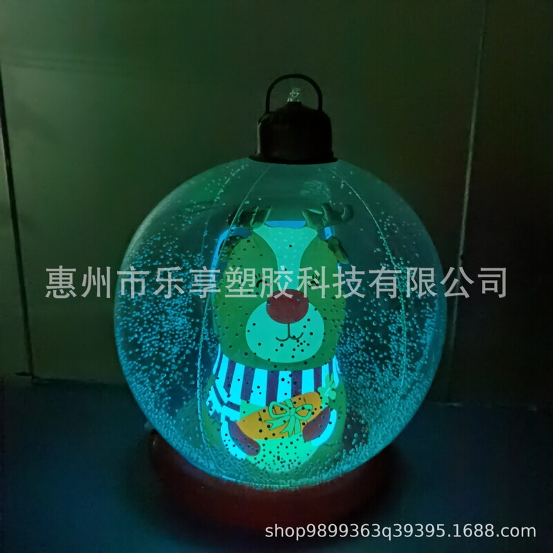 工場直販 PVC インフレータブルクリスマスボール中庭楽しい透明クリスマスツリー LED ライトおもちゃ装飾高透明ボール|undefined