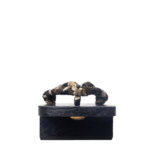 Traditional wooden geta sandals for men, Japanese-style kimono photography cosplay convention, retro Chinese style wooden geta