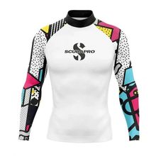 SCUBA斯库巴冲浪服UPF50防晒衣沙滩泳衣潜水服水母衣长袖分体上衣
