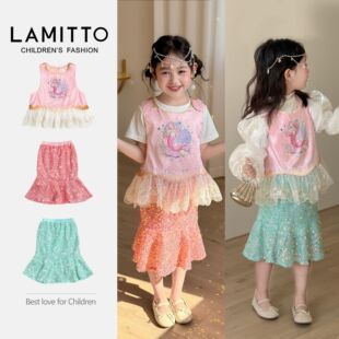 2026LAMITTO �����¿� ͯ  ��Ƭ�~βȹ�[ �C� ���L�����~  ��ɫ