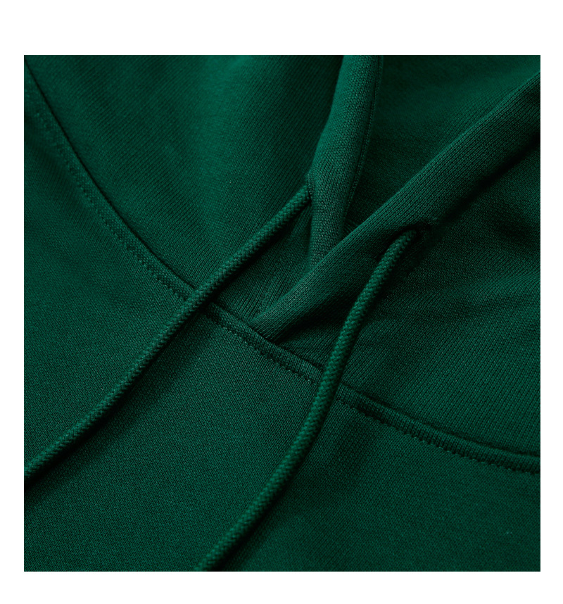 登爵男装 2022秋季新款卫衣 重磅380g纯棉情侣连帽卫衣