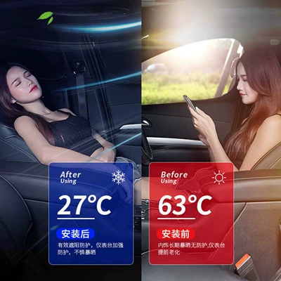 blackout heat insulation sun protection – Car curtains