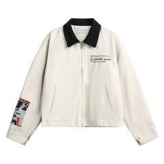 【衣品人生】美式复古vintage风工装外套男女设计感宽松中性夹克
