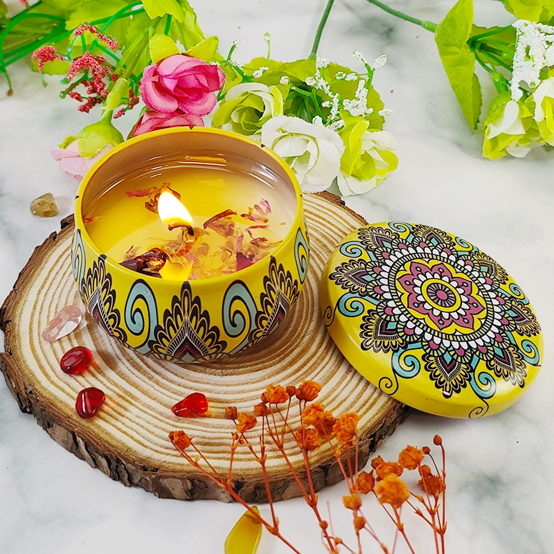 Флорель aromatherapy ароматическая свеча с цветочным ароматом, декоративная банка или набор подарков, несколько цветочных запахов