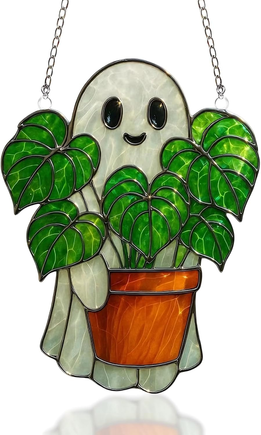 Adorno Colgante de Fantasma 2D Plano de Acrílico Decorativo para Halloween
