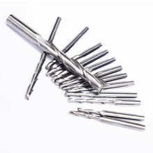 link cnc 双刃平底螺旋铣刀 3.175电脑雕刻合金亚克力刀具