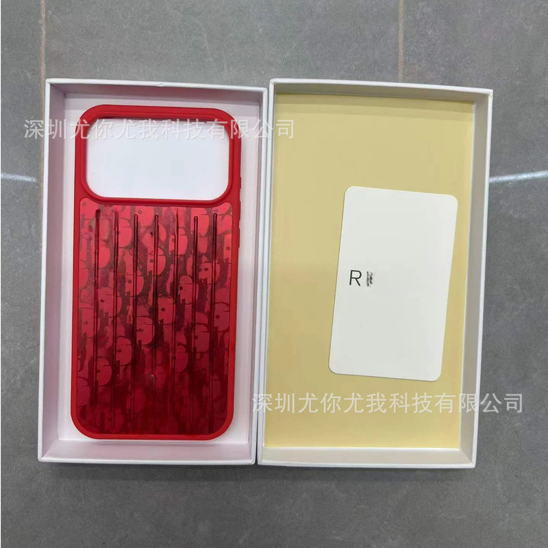 Aluminum Alloy Suitable for iPhone 17 Pro Max Phone Case, New Apple 17 Pro Model, Dior Collaboration Suitcase 17 Aluminum Alloy Suitable for iPhone 17 Pro Max Phone Case, New Apple 17 Pro Model, Dior Collaboration Suitcase 17