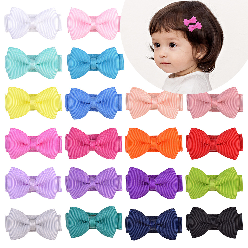 Cute Cartoon Baby Hairpin Solid Color Cloth Seamless Hairpin display picture 1