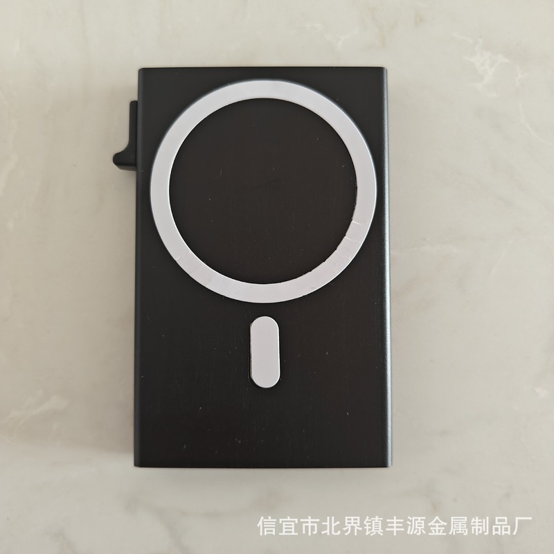 メーカー直供rfid blockingアルミ合金カードケース自動ポップアップカードバッグレーザーロゴ|undefined