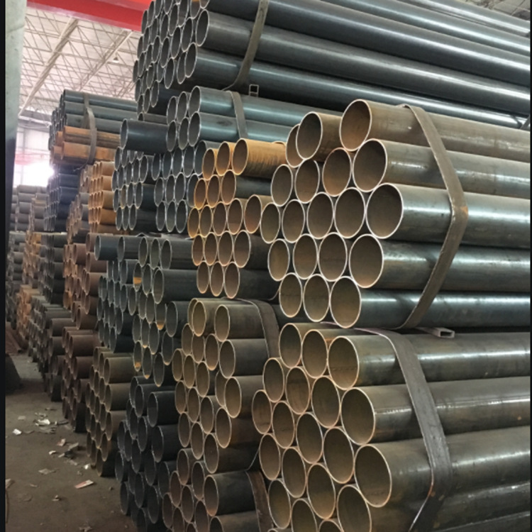 厂家批发直缝焊管Q235B材质焊接钢管架子管薄壁穿线管可定尺加工