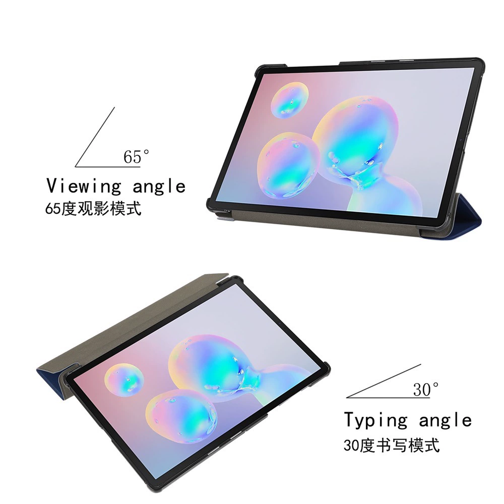 Подходящий чехол-трость для Samsung Tab S6 10.5 T860 T865 S5E T720 T725 трип-fold защитный чехол портативный