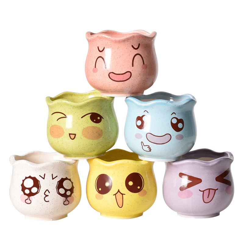 Мультяшная милая table flowerpot, (Cross-border trading), кактус