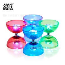 透明软胶轴承扯铃儿童初学活轴双头空竹学生空竹轴承空竹批发