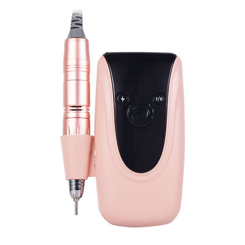 Fábrica al por mayor manicuras portátiles manicuras afilador de uñas especial para eliminar la piel muerta máquina eléctrica de descarga de uñas conjunto de herramientas de manicuras