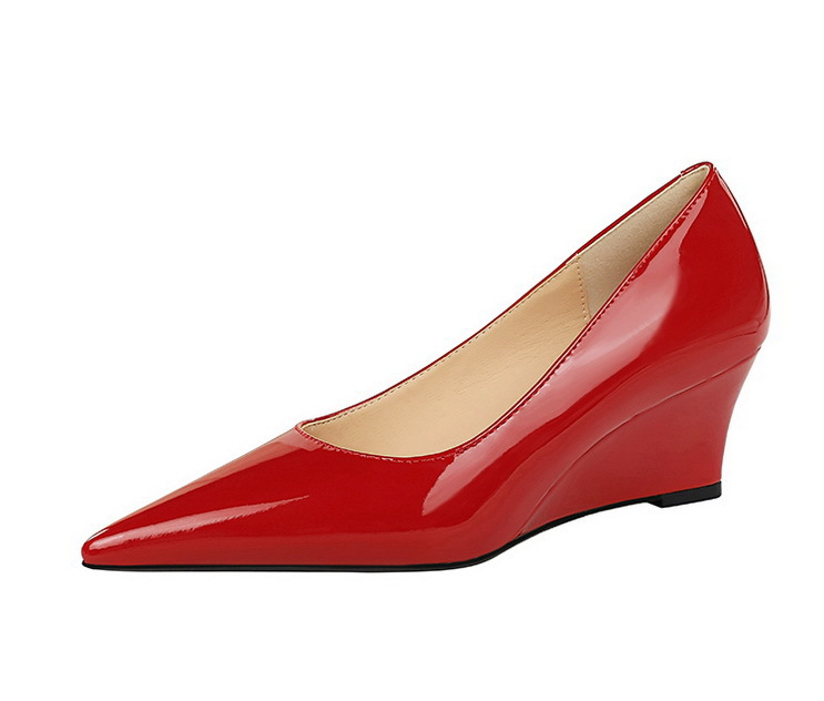 Spitze Damen High Heels Aus Lackleder Als Elegante Abendschuhe_voghion.com