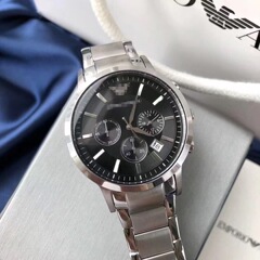 Ama 6 針 3 目クロノグラフ多機能メンズ腕時計防水スチールストラップメンズ腕時計ベルトメンズカジュアルファッション腕時計