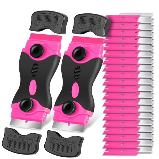 加长除胶小刮刀汽车贴膜工具 清洁小铲子多功能双头除污刀跨境