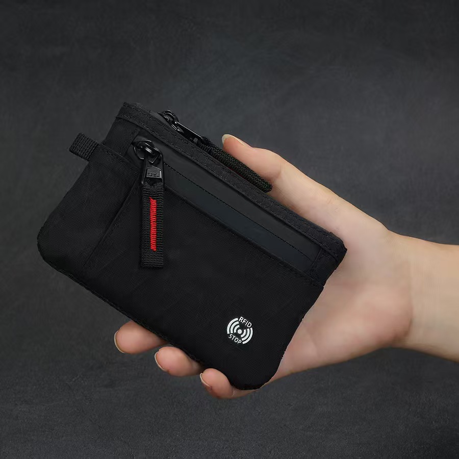 Amazon cross-Border RFID кошелек для монет anti-Theft card swiping bag x-Pac мини дорожный кошелек чехол для ключей