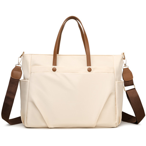 Laptop bag for stylish women, elegant hand-held large capacity executive bag, single shoulder crossbody tote bag