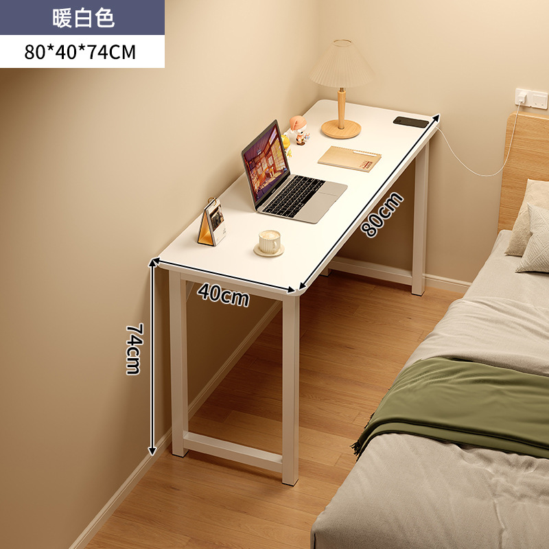 Mesa doméstica dormitorio de niñas simple escritorio de alquiler casa contra la pared escritorio de computadora mesa de trabajo balcón estrecha mesa larga