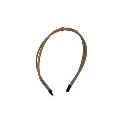 Korean Dongdaemun Simple Elegance Knot Hairstyle Fine Hairband Elegant High-end Versatile Outgoing Hair Accessory