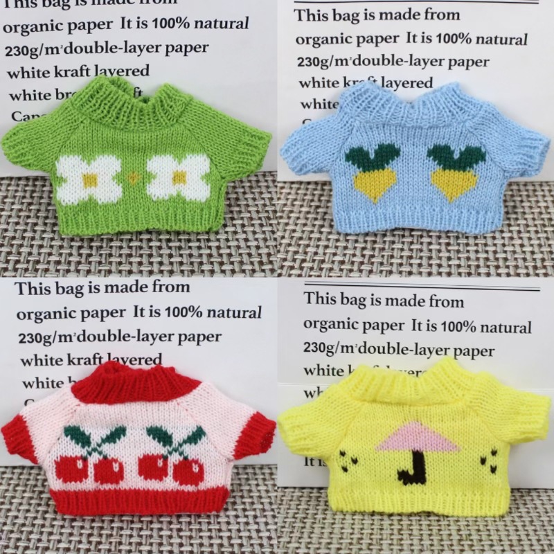 Teddy Bear muñeca reemplazo suéter 20cm ropa de bebé al por mayor Teddy Bear jefe perro muñeca de algodón juguetes accesorios de ropa