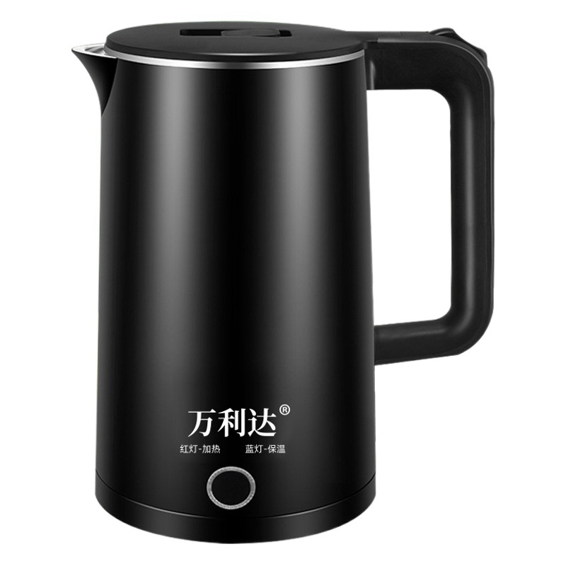 Hervidor Wanlida, hervidor eléctrico, apagado automático doméstico, calefacción eléctrica y preservación del calor, tetera de agua hervida integrada, se puede enviar en nombre de