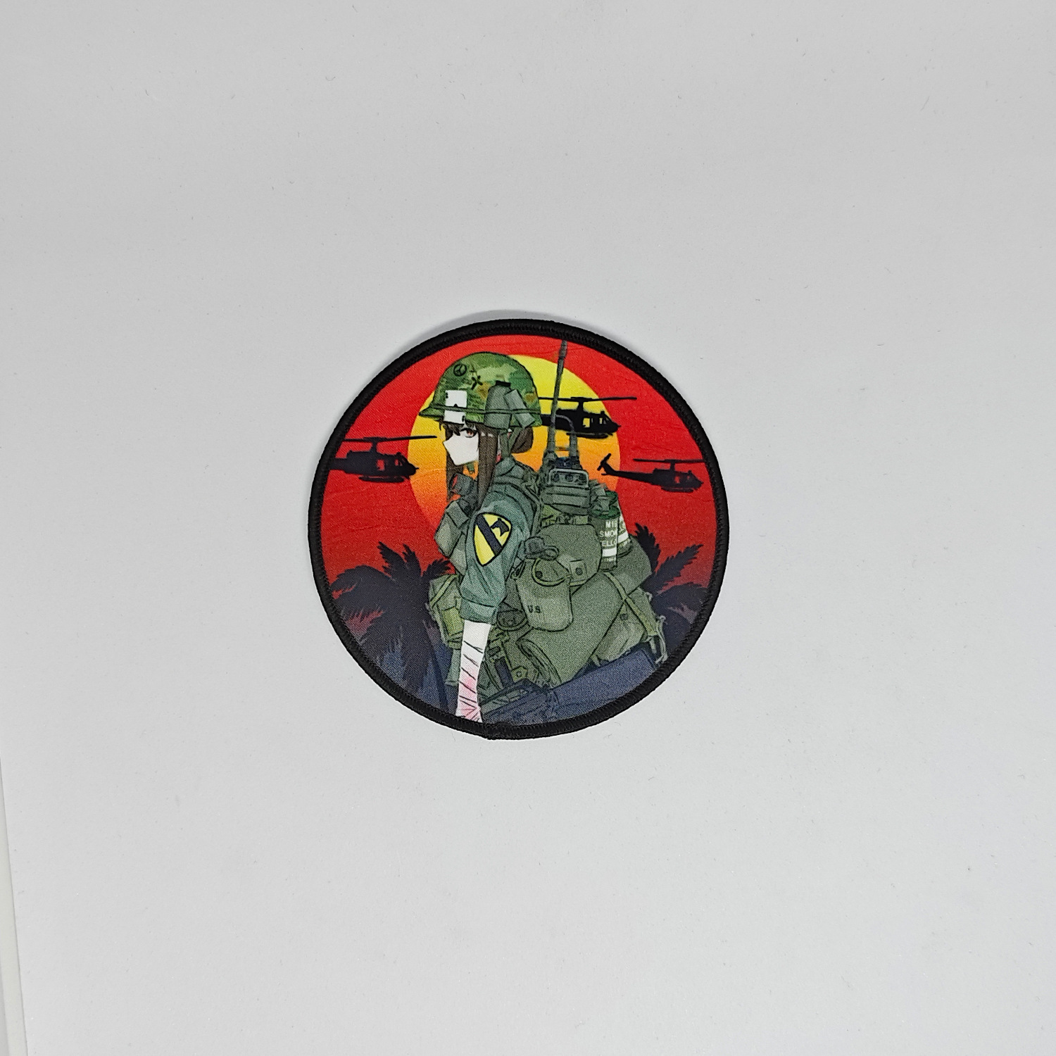 卡通周边衣帽服装数码印章个性人物胸章臂章来图可做