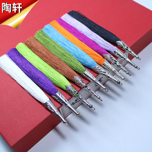 涤纶冰丝长流苏穗子耳环配饰中国结吊穗古风diy手工材料配件挂饰