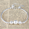 Silver fashionable small bell, silver bracelet, accessory, new collection, Korean style, wholesale