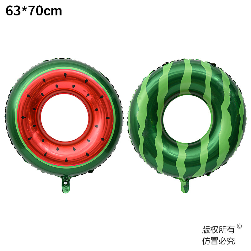 Decoración de globo hawaiano de playa, palmera de coco, anillo de natación, palmera tropical, hoja de coco, nuevo globo de aluminio con forma de flamenco.