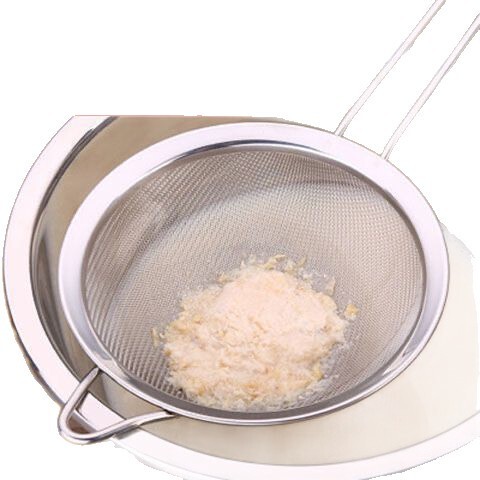 304 ステンレス鋼ザル豆乳フィルタージュースごまふるい家庭用キッチンヌードルスプーン超微粉末ふるい|undefined