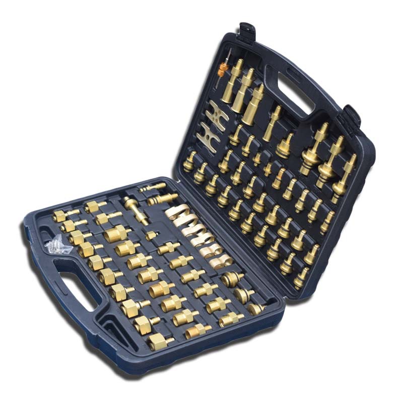 Venta al por mayor asiático europeo y americano dos en una versión en caja enchufe coche aire acondicionado herramienta de detección de fugas conjunta