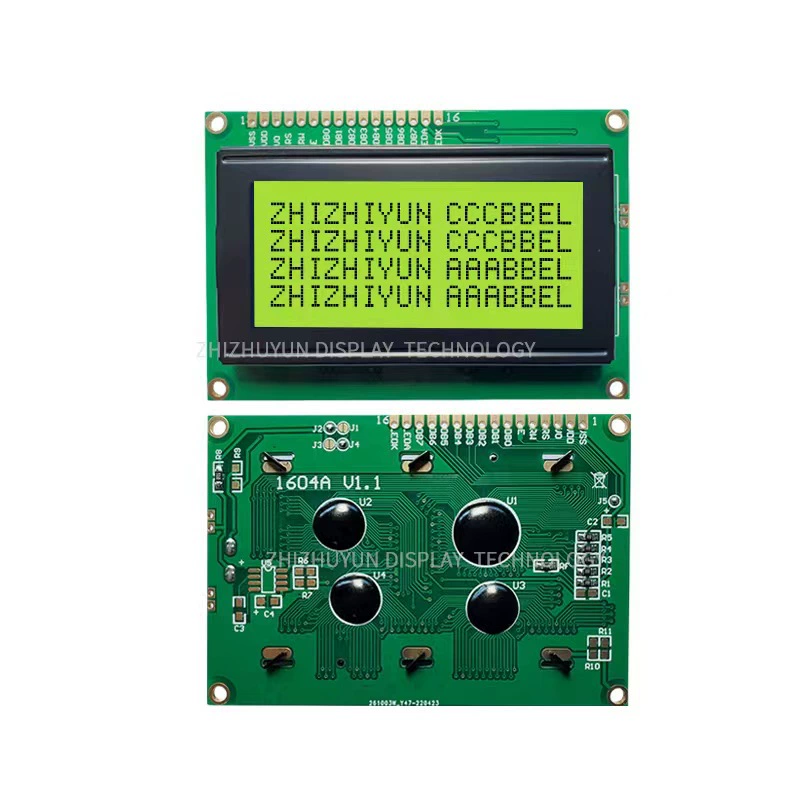 Гарантия качества 1604A Символьный экран синий фильм LCD дисплей 16*04 промышленный контрольный аппарат промышленный дисплей