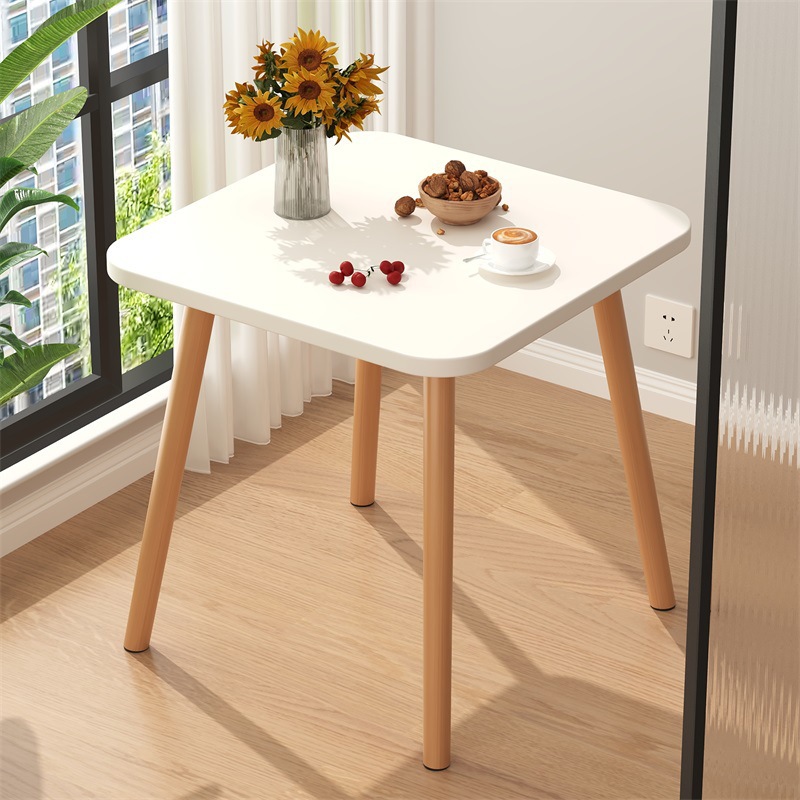 따뜻한 흰색 [사각형 테이블 60*60 높이 70] 플러스 높이