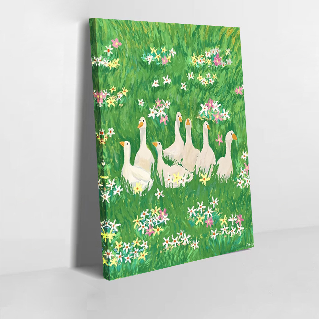 프레임리스 페인팅 완성품 A (소나무 내부 프레임 + 컬렉션 등급 캔버스 + EPSON 오리지널 잉크젯 프린팅)