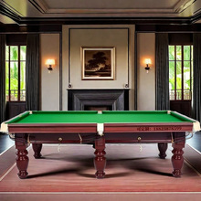 中八台球尺寸大小中八台球桌摆放空间尺寸球星美式台球桌室内