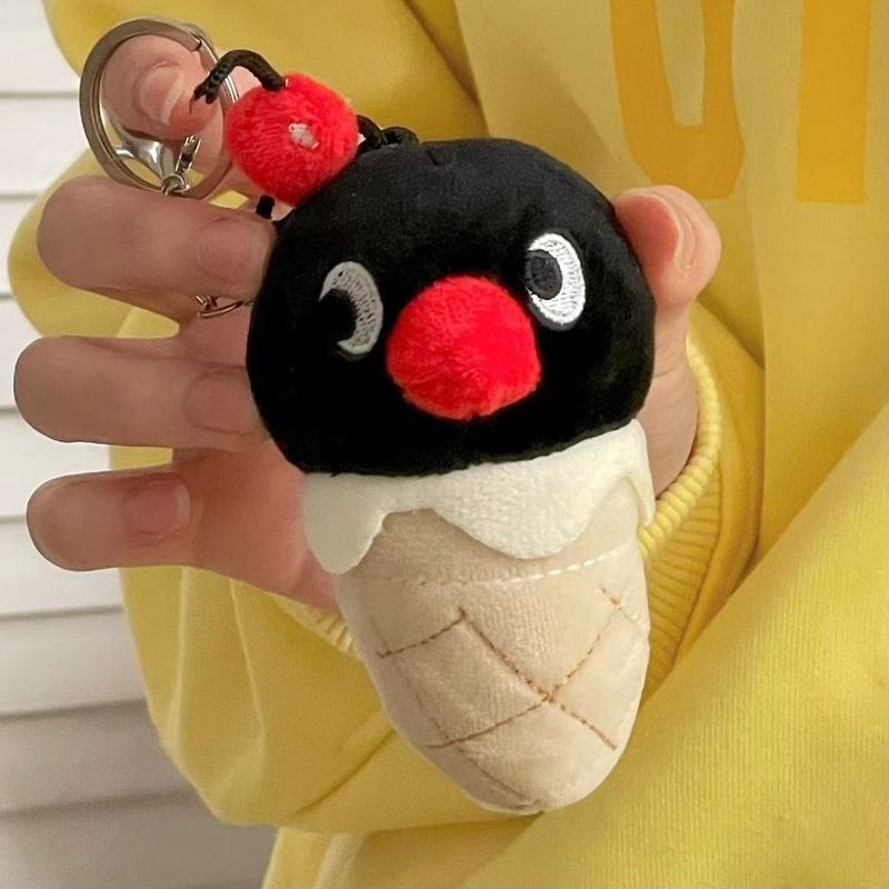 ピングー フラッシュ シンクロ スイートコーン アイスクリーム ペンダント ランドセル バッグ ハンギング ぬいぐるみ キーホルダー リング チェーン かわいい ペンギン|undefined